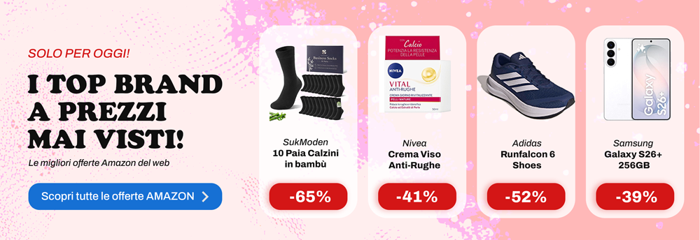 Scopri le offerte Amazon di oggi - Vai alle offerte